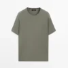 Kurzarm-T-Shirt aus 100 % Baumwolle Kurzarm-T-Shirt aus 100 % Baumwolle