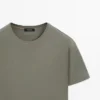 Kurzarm-T-Shirt aus 100 % Baumwolle Kurzarm-T-Shirt aus 100 % Baumwolle