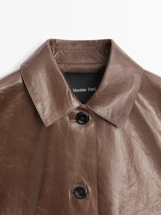Kurze Nappalederjacke Kurze Nappalederjacke