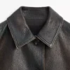 Kurze Nappalederjacke Kurze Nappalederjacke