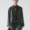Kurze Nappalederjacke Kurze Nappalederjacke