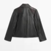 Kurze Nappalederjacke Kurze Nappalederjacke