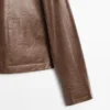Kurze Nappalederjacke Kurze Nappalederjacke