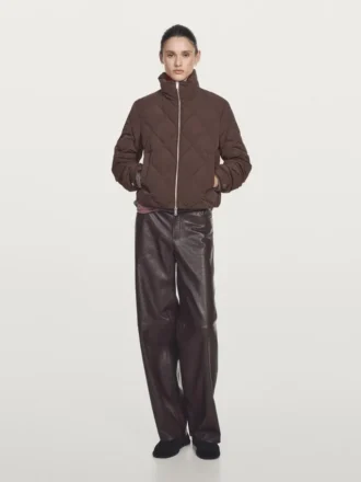 Kurze wasserabweisende Daunenjacke