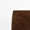 Kurze Wildleder-Hose mit Kordelzug Kurze Wildleder-Hose mit Kordelzug