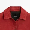 Kurze Wildlederjacke Kurze Wildlederjacke
