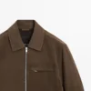 Kurze Wildlederjacke Kurze Wildlederjacke