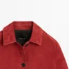 Kurze Wildlederjacke Kurze Wildlederjacke