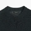 Kurzärmeliger Strickpullover Kurzärmeliger Strickpullover