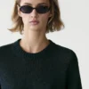 Kurzärmeliger Strickpullover Kurzärmeliger Strickpullover