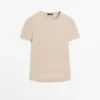Kurzärmeliges Baumwoll-T-Shirt Kurzärmeliges Baumwoll-T-Shirt