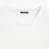 Kurzärmeliges Leinen-Mischung-T-Shirt
