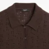Kurzärmeliges Poloshirt aus Wollmischgewebe Kurzärmeliges Poloshirt aus Wollmischgewebe
