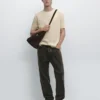 Kurzärmeliges T-Shirt aus Baumwollmischung