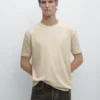 Kurzärmeliges T-Shirt aus Baumwollmischung