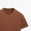 Kurzärmeliges T-Shirt aus Baumwollmischung