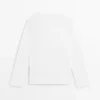 Langarm-T-Shirt aus 100 % Baumwolle Langarm-T-Shirt aus 100 % Baumwolle