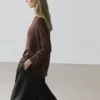 Langarm-T-Shirt mit Spitzendetail