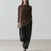 Langarm-T-Shirt mit Spitzendetail