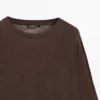 Langarm-T-Shirt mit Spitzendetail