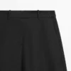 Lange Bermudashorts aus Leinen