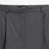 Lange Bermudashorts aus Wolle mit Abnähern