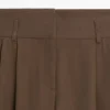 Lange Bermudashorts mit Umschlag