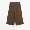 Lange Bermudashorts mit Umschlag