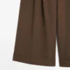 Lange Bermudashorts mit Umschlag