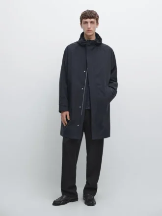 Langer Parka mit Kapuze