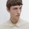 Langärmliges Poloshirt aus merzerisierter Baumwolle Langärmliges Poloshirt aus merzerisierter Baumwolle