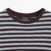Langärmliges T-Shirt aus Baumwollmischung mit Streifenmuster Langärmliges T-Shirt aus Baumwollmischung mit Streifenmuster