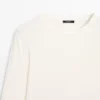 Langärmliges T-Shirt mit abgerundetem Saum Langärmliges T-Shirt mit abgerundetem Saum
