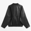 Leder-Bomberjacke Leder-Bomberjacke