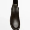 Leder-Chelsea-Stiefel Leder-Chelsea-Stiefel