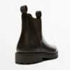 Leder-Chelsea-Stiefel Leder-Chelsea-Stiefel