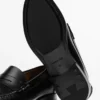 Leder-Loafer mit Penny-Riemen Leder-Loafer mit Penny-Riemen