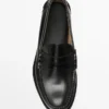 Leder-Loafer mit Penny-Riemen Leder-Loafer mit Penny-Riemen