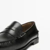 Leder-Loafer mit Penny-Riemen Leder-Loafer mit Penny-Riemen