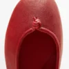 Lederballerinas mit Knoten Lederballerinas mit Knoten