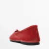 Lederballerinas mit Knoten Lederballerinas mit Knoten