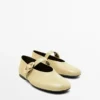 Lederballerinas mit Schnalle Lederballerinas mit Schnalle