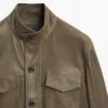 Lederjacke aus Ziegenleder mit Used-Look Lederjacke aus Ziegenleder mit Used-Look