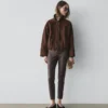 Leggings aus Nappaleder mit elastischen Details Leggings aus Nappaleder mit elastischen Details