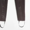 Leggings aus Nappaleder mit elastischen Details Leggings aus Nappaleder mit elastischen Details
