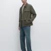 Leichte Jacke mit Taschen Leichte Jacke mit Taschen
