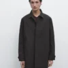 Leichter Parka aus technischem Gewebe Leichter Parka aus technischem Gewebe