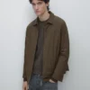 Leichtes, wasserabweisendes, wattiertes Overshirt Leichtes, wasserabweisendes, wattiertes Overshirt