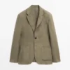 Leinen-Blazer