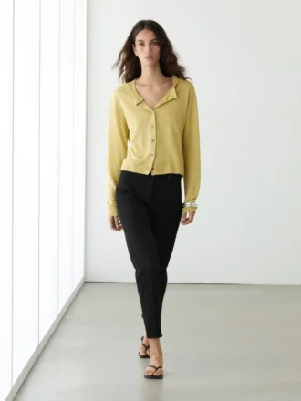 Leinen-Cardigan